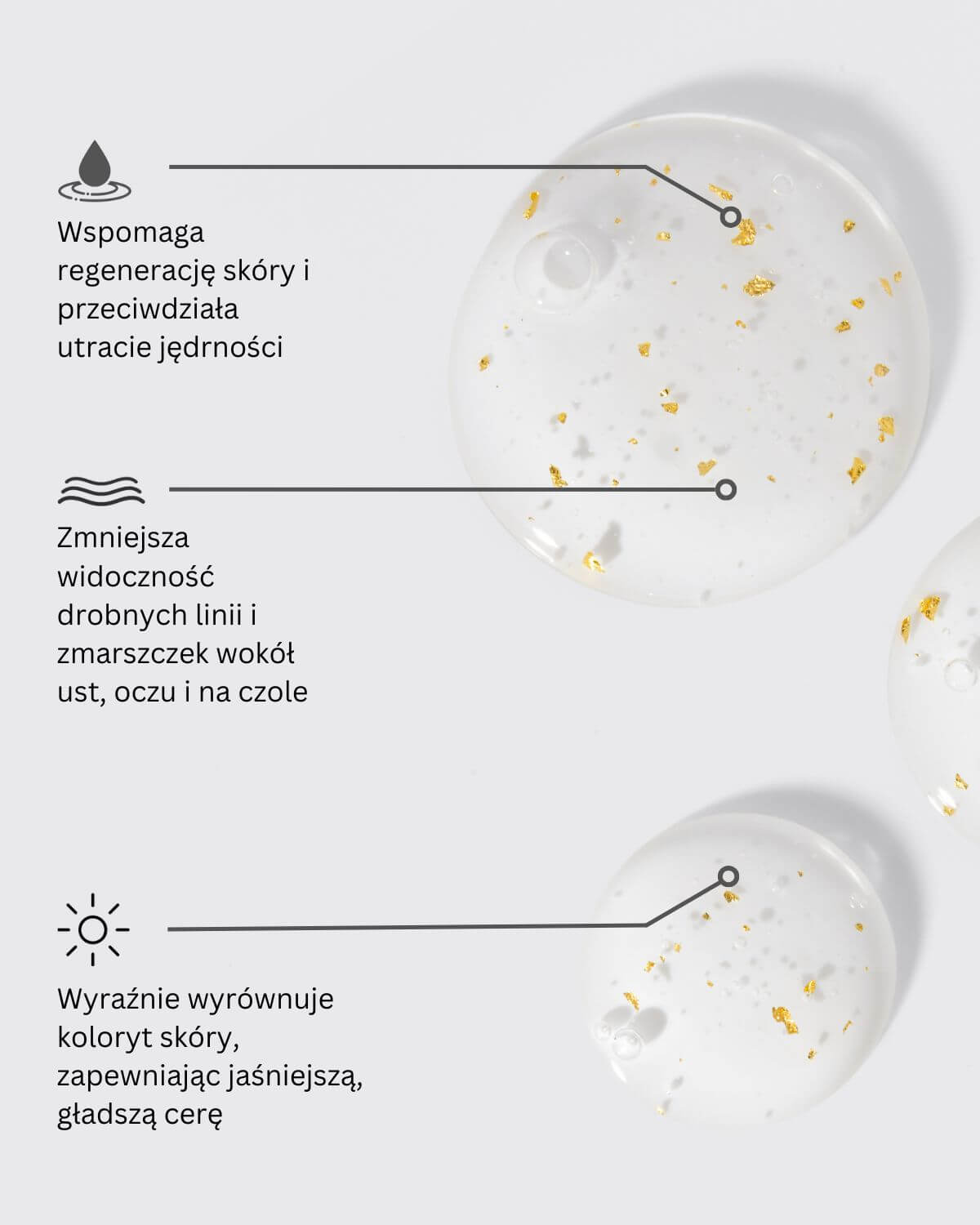 Serum przeciwstarzeniowe z 24-karatowym złotem